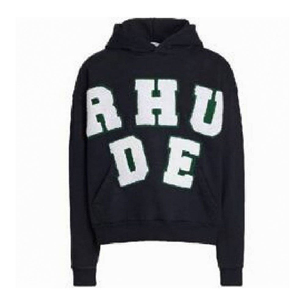 Rhude Chenille Patch Logo Hoodie