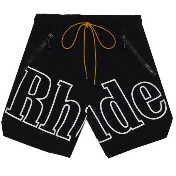 Rhude Cool Logo Black Shorts