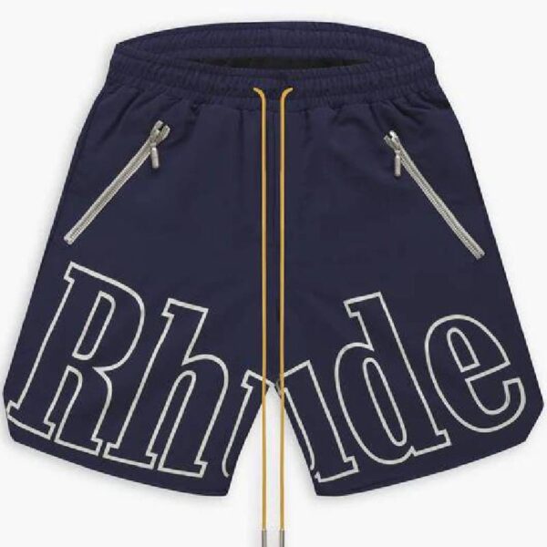 Rhude Logo Premium Washed Shorts