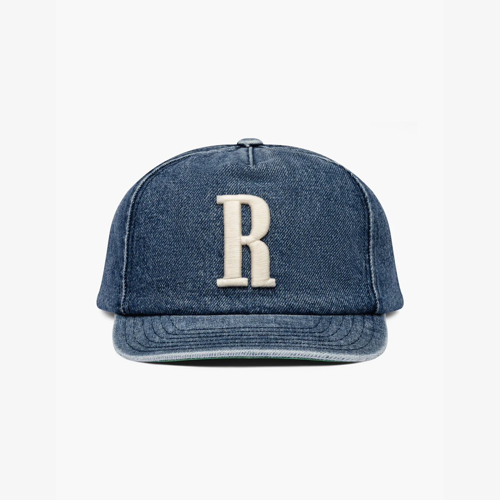 Rhude “R” Logo Denim Hat